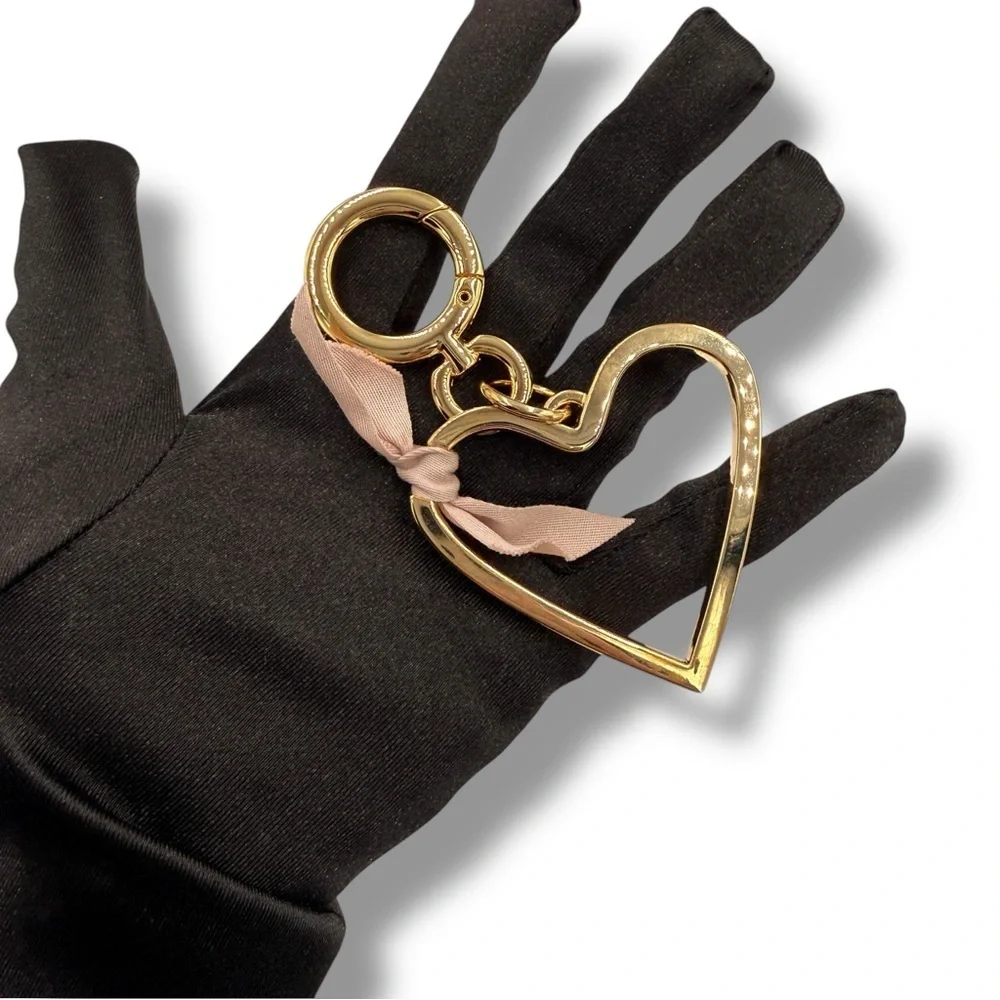 Burberry Heart Bag Charm – Gold Tone